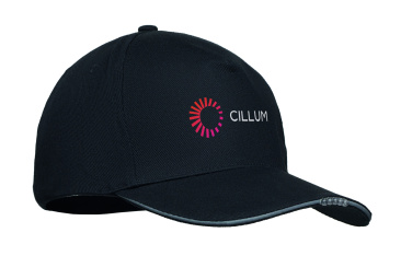 Logo trade promotional products picture of: 5 panel LED cotton cap 220gr/m²